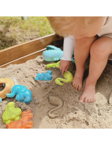 WOOPIE Zestaw do Piasku z Samodzikiem 10 el.