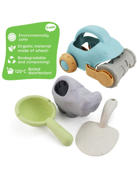 WOOPIE Zestaw do Piasku z Samodzikiem 10 el.