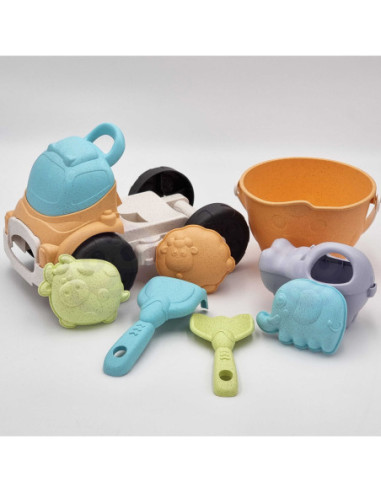 WOOPIE Zestaw do Piasku Ciężarówka Wiaderko 7 el.