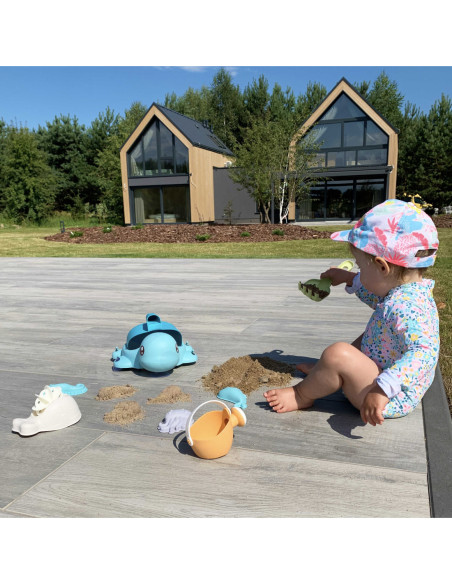 Woopie Zestaw do Piasku Żółwik Niebieski 8 el.