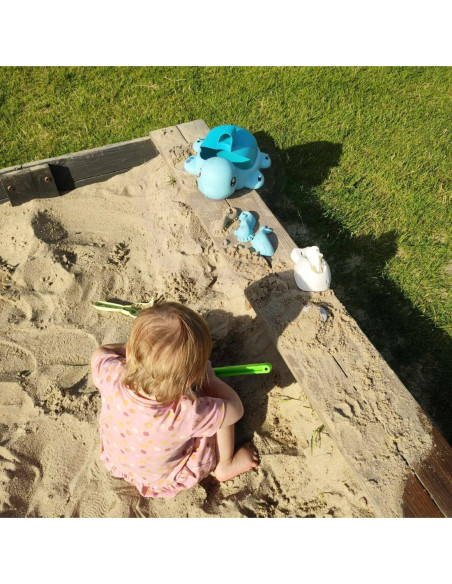 Woopie Zestaw do Piasku Żółwik Niebieski 8 el.