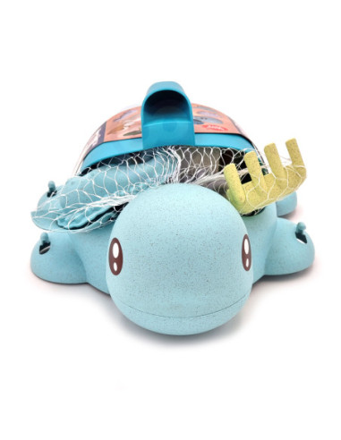 Woopie Zestaw do Piasku Żółwik Niebieski 8 el.