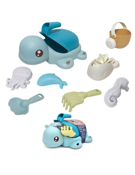 Woopie Zestaw do Piasku Żółwik Zielony 8 el.