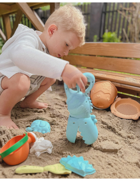 WOOPIE Krokodyl Łopatka Zbierak do Piasku i Wody Niebieska