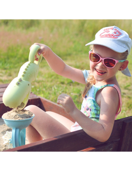 WOOPIE Krokodyl Łopatka Zbierak do Piasku i Wody Zielona