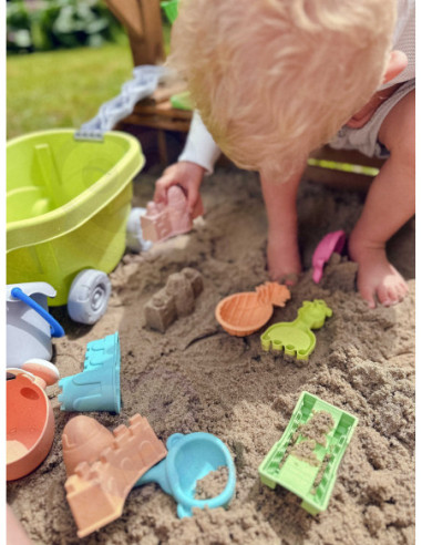 WOOPIE Zestaw do Piasku z Wózkiem 13 el.