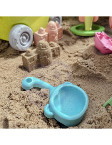 WOOPIE Zestaw do Piasku z Wózkiem 13 el.