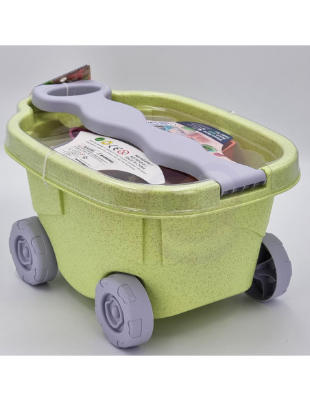 WOOPIE Zestaw do Piasku z Wózkiem 13 el.