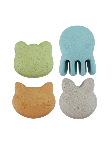 WOOPIE Zestaw do Piasku w Wiaderku z Kołowrotkiem 9 el