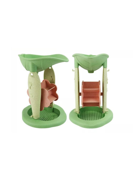 WOOPIE Zestaw do Piasku w Wiaderku z Kołowrotkiem 9 el