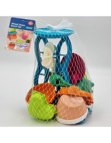 WOOPIE Zestaw do Piasku z Kołowrotkiem i Konewką 10 el.