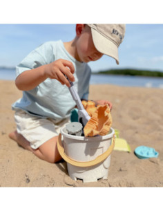 WOOPIE Zestaw do Piasku z Wiaderkiem i Samochodzikiem 10 el. 2