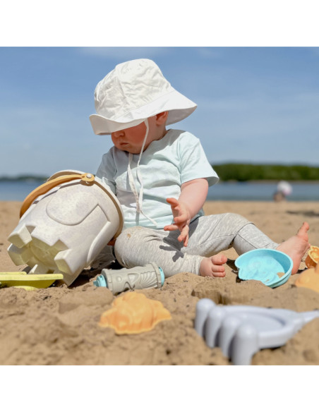 WOOPIE Zestaw do Piasku z Wiaderkiem i Samochodzikiem 10 el.