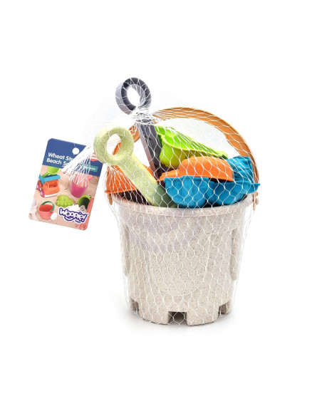 WOOPIE Zestaw do Piasku z Wiaderkiem i Samochodzikiem 10 el.