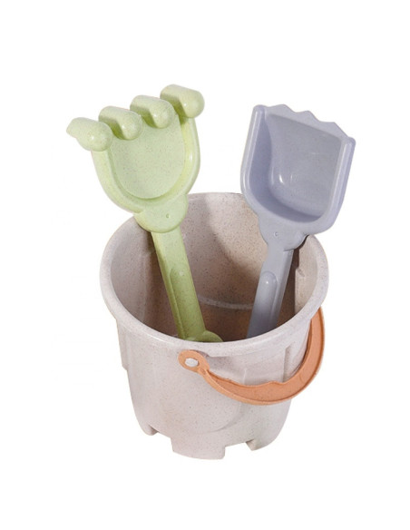 WOOPIE Zestaw do Piasku z Wiaderkiem i Samochodzikiem 10 el.