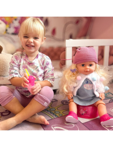 WOOPIE ROYAL Lalka Interaktywna Zosia w Czapce 43 cm + Akc.