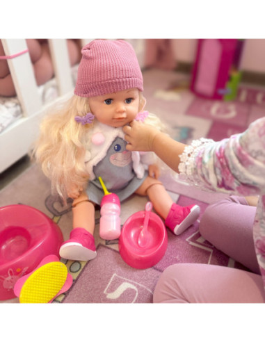 WOOPIE ROYAL Lalka Interaktywna Zosia w Czapce 43 cm + Akc.