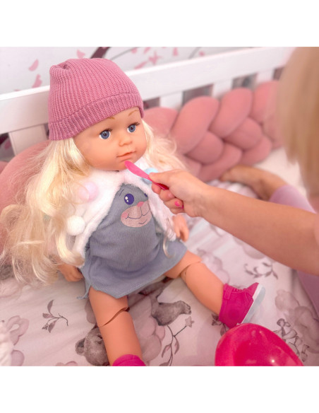 WOOPIE ROYAL Lalka Interaktywna Zosia w Czapce 43 cm + Akc.