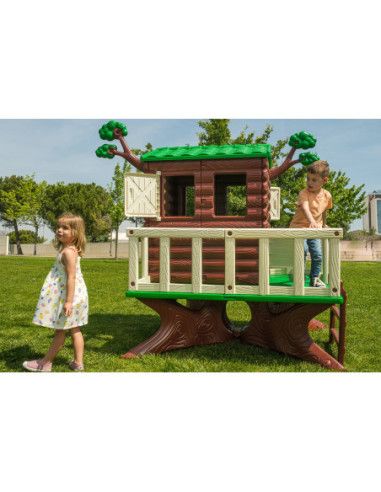 FEBER Domek na Drzewie Ogrodowy dla Dzieci House on The Tree