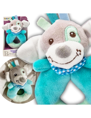 WOOPIE Grzechotka Pluszak Przytulanka dla Niemowląt Piesek