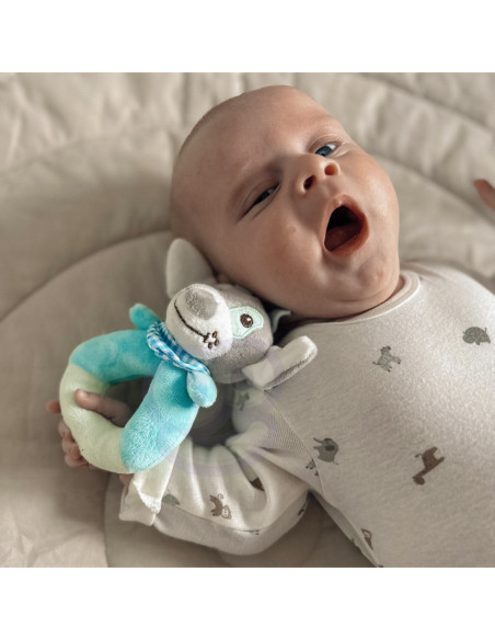 WOOPIE Grzechotka Pluszak Przytulanka dla Niemowląt Piesek