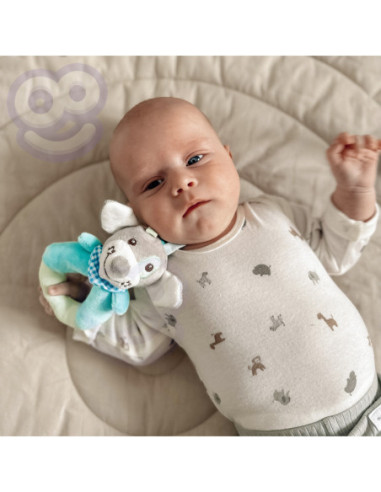 WOOPIE Grzechotka Pluszak Przytulanka dla Niemowląt Piesek