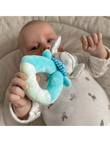 WOOPIE Grzechotka Pluszak Przytulanka dla Niemowląt Piesek