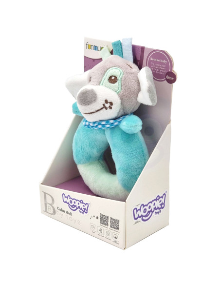 WOOPIE Grzechotka Pluszak Przytulanka dla Niemowląt Piesek