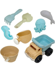 WOOPIE Zestaw do Piasku Wiaderko Wywrotka 8 el.