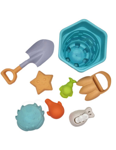 WOOPIE Zestaw do Piasku w Wiaderku 8 el.