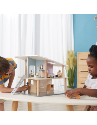 VIGA Drewniane Lalki Rodzina Lalek Zestaw Figurki