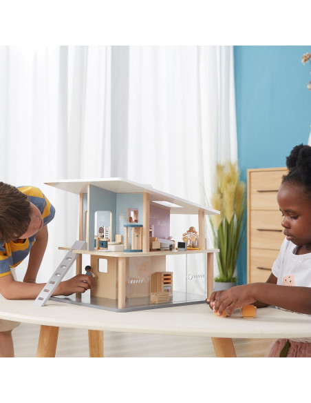 VIGA Drewniane Lalki Rodzina Lalek Zestaw Figurki