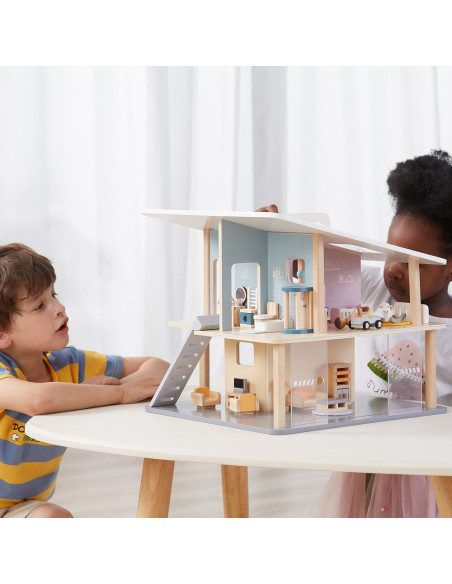 VIGA Drewniane Lalki Rodzina Lalek Zestaw Figurki