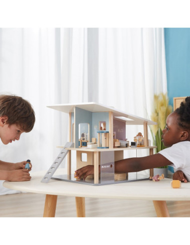 VIGA Drewniane Lalki Rodzina Lalek Zestaw Figurki