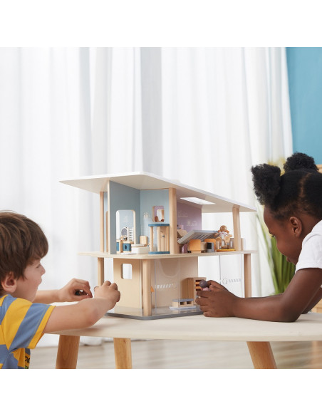 VIGA Drewniane Lalki Rodzina Lalek Zestaw Figurki