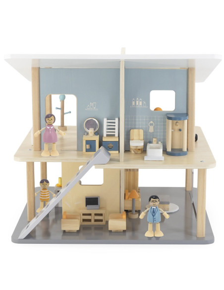 VIGA Drewniane Lalki Rodzina Lalek Zestaw Figurki