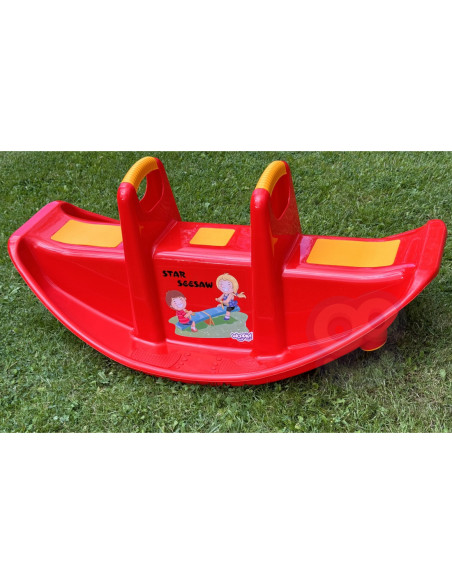 WOOPIE Bujak Wieloosobowy STAR Huśtawka Równoważna Żółta