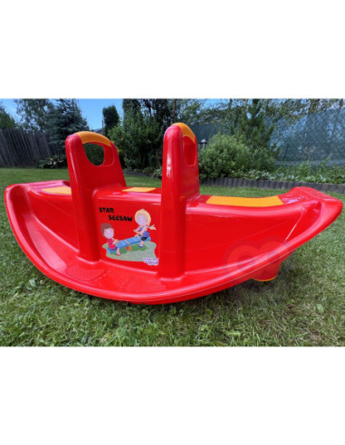 WOOPIE Bujak Wieloosobowy STAR Huśtawka Równoważna Żółta