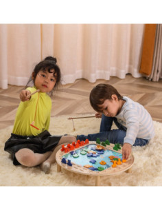 VIGA Drewniana Gra Łowienie Rybek FSC 2