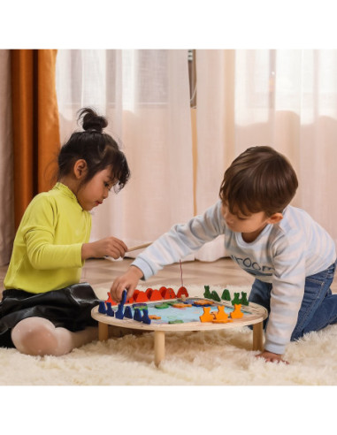 VIGA Drewniana Gra Łowienie Rybek FSC