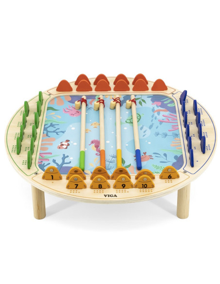 VIGA Drewniana Gra Łowienie Rybek FSC