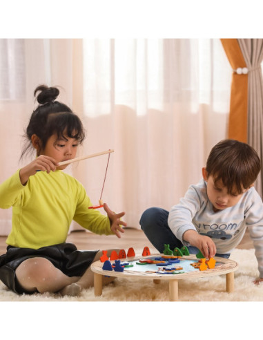 VIGA Drewniana Gra Łowienie Rybek FSC