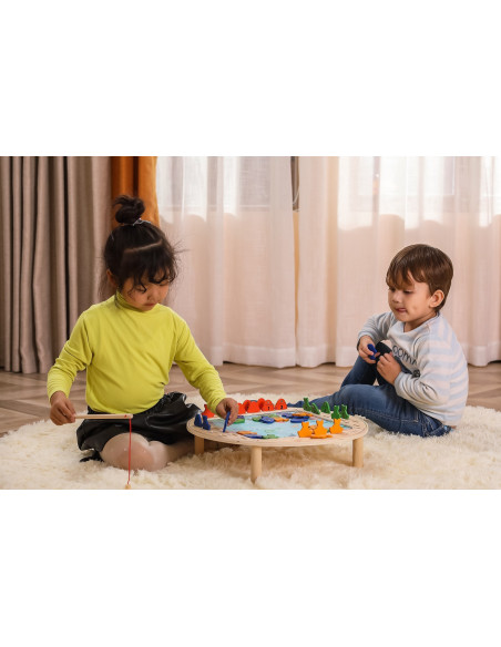 VIGA Drewniana Gra Łowienie Rybek FSC