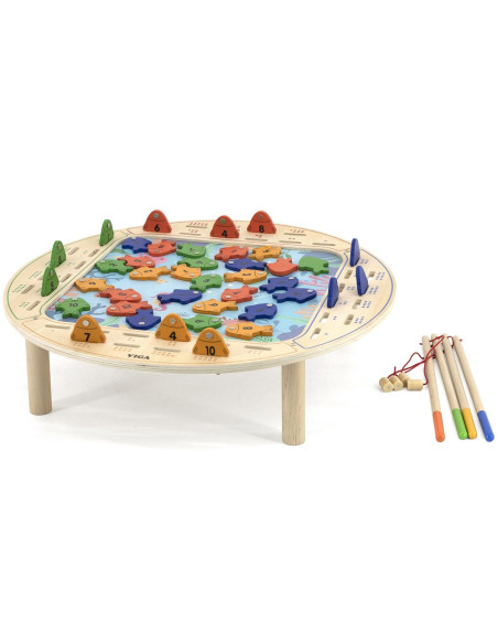 VIGA Drewniana Gra Łowienie Rybek FSC