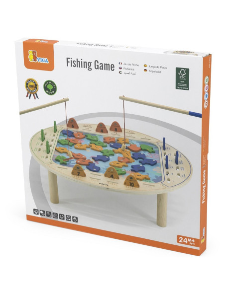 VIGA Drewniana Gra Łowienie Rybek FSC