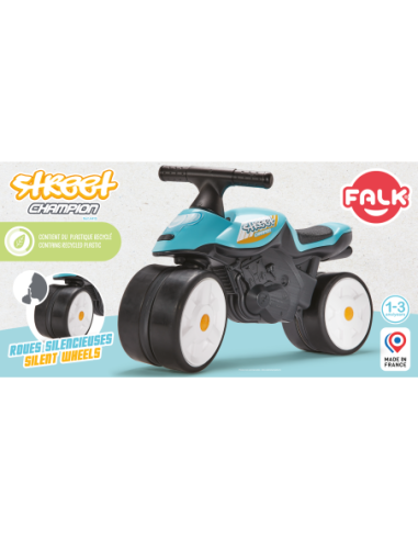 FALK Jeździk Street Champion Moto Nibieski Szerokie Koła od 1 roku