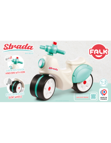 Falk Jeździk Scooter Strada Retro Ciche Opony od 1 Roku