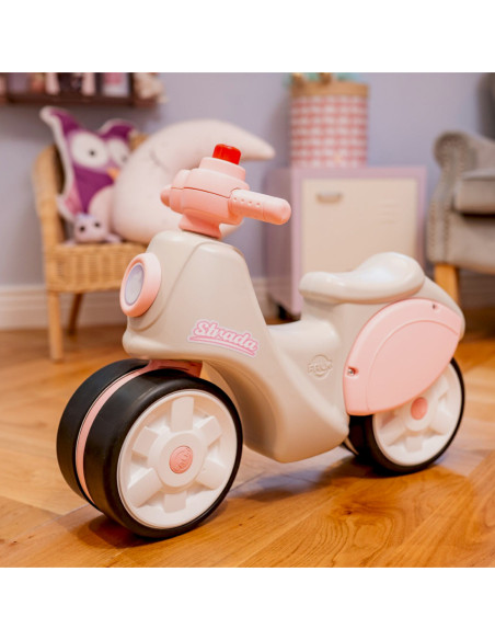Falk Jeździk Scooter Strada Retro Dla Dziewczynki Ciche Opony od 1 Roku