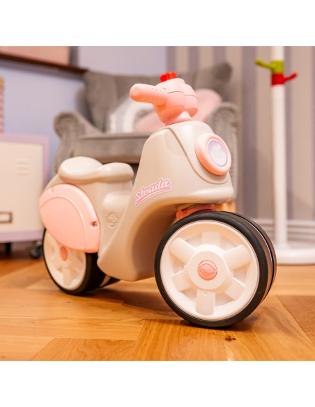 Falk Jeździk Scooter Strada Retro Dla Dziewczynki Ciche Opony od 1 Roku