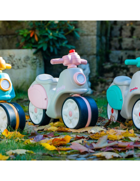 Falk Jeździk Scooter Strada Retro Dla Dziewczynki Ciche Opony od 1 Roku